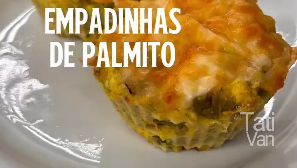 Empadinhas de Palmito Pupunha Saudáveis e Saborosas